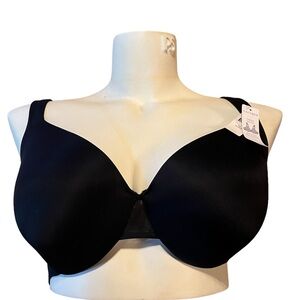 NWT CACIQUE Black Underwire Bra 46DDD
